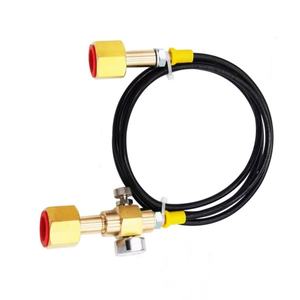 Estación de Recarga de Cilindros de CO2 Sodastream, Adaptador de Carga con Manguera Negra de 1.5m, Adaptador de Válvula RPV - Product Image 3