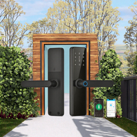 Serrure intelligente biométrique SINON avec empreinte digitale, application Tuya WiFi TTLock, serrure de porte numérique pour l'Amérique du Sud, le Brésil, le Chili, sécurité domestique
