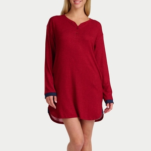 Robe de nuit pour femme Beefey, nouvelle arrivée, légère, confortable, pour la maison, respirante, décontractée, à manches longues, en lyocell, devant - Product Image 1