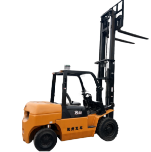 Montacargas Diésel Hangzhou de 5 Toneladas, Hangzhou R50, Montacargas Usado de Combustión Interna de Alta Calidad en Venta en China - Product Image 1