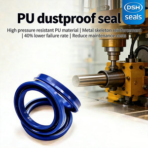 Joint d'étanchéité anti-poussière en PU haute résistance pour vérin hydraulique d'excavatrice, joint d'huile haute pression résistant à l'usure, joint mécanique sur mesure - Product Image 3