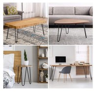 Möbel Beine Gold Modern Günstige Chrom Eisen Stahl Metall TV-Ständer Bett Schrank Sofa Haarnadel Haarnadel Möbel Beine Für Möbel