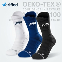 Chaussettes de sport unisexes en coton tricoté de haute qualité, respirantes, avec logo personnalisé, design athlétique d'été, chaussettes de course pour adultes et jeunes.