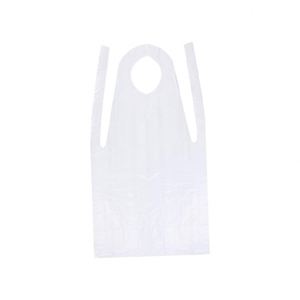 Factory Wholesale Blue 72x117cm <b>Disposable</b> Protective <b>Apron</b> Oilproof Waterproof PE HDPE Plastic Cleanroom Food Application - Product Image 1