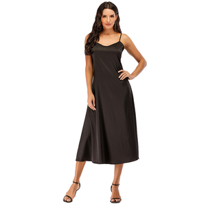 Abito lungo da donna con <span class=keywords><strong>camicia</strong></span> a righe e maniche corte alla moda abiti Casual senza maniche Casual da donna - Product Image 5