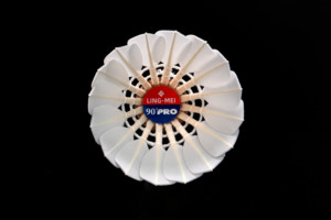 Bán buôn bwf ngỗng lông tự nhiên nút chai cầu lông đưa đón lingmei 90pro - Product Image 5