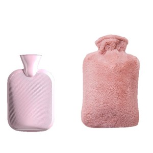Hot water bottle manufacturer direct supply: warm stomach, hand warmer, <b>plush</b> silicone heat pack for female students, <b>plush</b> - Product Image 1