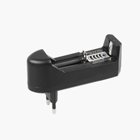 Chargeur enfichable HWD HD-8804 à broche fixe standard européenne pour piles 18650, protection contre les courts-circuits, pour caméra/microphone 4.2V 500mA