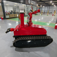 Pemadam kebakaran Jet tekanan tinggi, Remote control cerdas untuk industri robot pemadam kebakaran