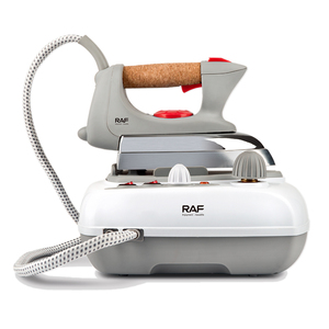 Stazione a Vapore <span class=keywords><strong>Professionale</strong></span> RAF 2000W 700ML con Impugnatura in Sughero, Doppio Interruttore, Vapore Verticale, Tappo di Sicurezza, Piastra in Alluminio, Ferro da Stiro R.1254 - Product Image 3