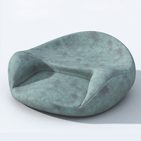 Coussin de méditation ergonomique à motif rond avec rembourrage en mousse à mémoire de forme