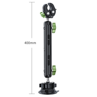 Lanparte Support de caméra d'action en métal flexible Super Clamp Adaptateur de montage à rotule Bras magique universel