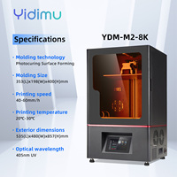 Impresora 3D YIDIMU de 16 Pulgadas Extra Grande, 8K, de Grado Industrial, con Resina Curada por UV, para Diseño Industrial, Nueva con Nivelación Automática