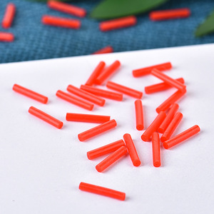 Red <b>Silicone</b> Tubing Jewelry Accessories For Earring Making Craft Supplies Plastic Resin Material Anti Slip Protective - Product Image 3