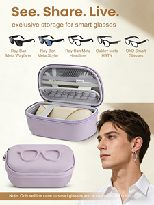 <span class=keywords><strong>EVA</strong></span> עמיד למים עבור משקפי AI חכמים - נרתיק אחסון נייד מגן עבור Meta Ray-Ban Oakley Oho - Product Image 2