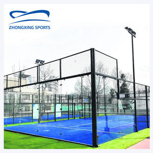 Pista de <span class=keywords><strong>Pádel</strong></span> de Alta Calidad, Conjunto Completo, Pista de <span class=keywords><strong>Pádel</strong></span> para Gimnasio Interior, Kit de Entrenamiento, Tamaño Estándar 10x20m - Product Image 1