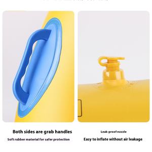 Bouées de natation pour bébé OEM jaunes en PVC ABC, double épaisseur, écologiques, pour piscine extérieure, type bouée aisselles - Product Image 5