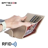 Porta Pasaportes con Bloqueo RFID, Antimagnético, Resistente al Agua, con Múltiples Ranuras, Unisex, para Viajes y Negocios