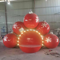 Décoration de noël Sculpture extérieure décoration de noël Chaise en fibre de verre pour la décoration de centre commercial