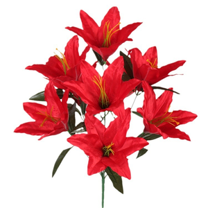 2025 năm mới trang trí nội thất đẹp giá rẻ nhân tạo Lily nóng bán lễ hội tuyệt Sản phẩm mới trang trí hoa & cây - Product Image 1