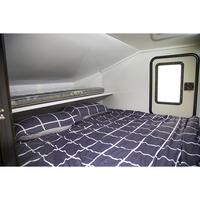 2025 Hotsale pour Ecocamper Campeur tout-terrain en fibre de verre Teardrop avec tente sur le toit Compact Off-Road RV pour le camping familial
