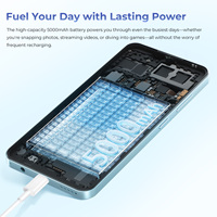 Nuevo Teléfono Inteligente Oukitel C5, 4+128GB, Doble SIM, Pantalla HD BOE de 6.6 Pulgadas, Android 15, Carga Inversa