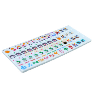 Jeu de Mahjong en acrylique personnalisé, carreaux gravés/impression UV, jeu américain moderne pour famille et fête - Product Image 6