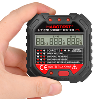 Testeur de prise électrique HT107B HT107D HT107E 90-250V, détecteur automatique de polarité de circuit électrique, détecteur de tension, détecteur de disjoncteur
