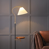 Lampe en marbre moderne avec table pour salon, chambre à coucher, décoration d'hôtel, lampe sur pied nordique, design de charge sans fil, lumière minimaliste