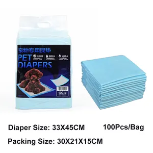 Pañales Desechables para Perros Hoopet, Ecológicos, Súper Absorbentes, Almohadilla Azul - Product Image 3