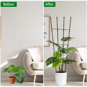 Marco de escalada de metal ajustable, 40-160cm, soporte para plantas de jardín, en forma de abanico para exteriores, 1 unidad - Product Image 4