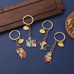 Nouveau <span class=keywords><strong>porte</strong></span>-clés 3D mignon en forme de chat de dessin animé, <span class=keywords><strong>porte</strong></span>-clés <span class=keywords><strong>personnalisé</strong></span> en alliage métallique avec mousqueton, accessoire pour téléphone, breloque de sac à main anime - Product Image 3