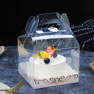 Tất Cả Các Rõ Ràng Nhựa Nhỏ Bánh Hộp Không Có Keo Khóa Lắp Ráp Trong Suốt Bánh Hộp Cho Bánh Nhỏ - Product Image 3