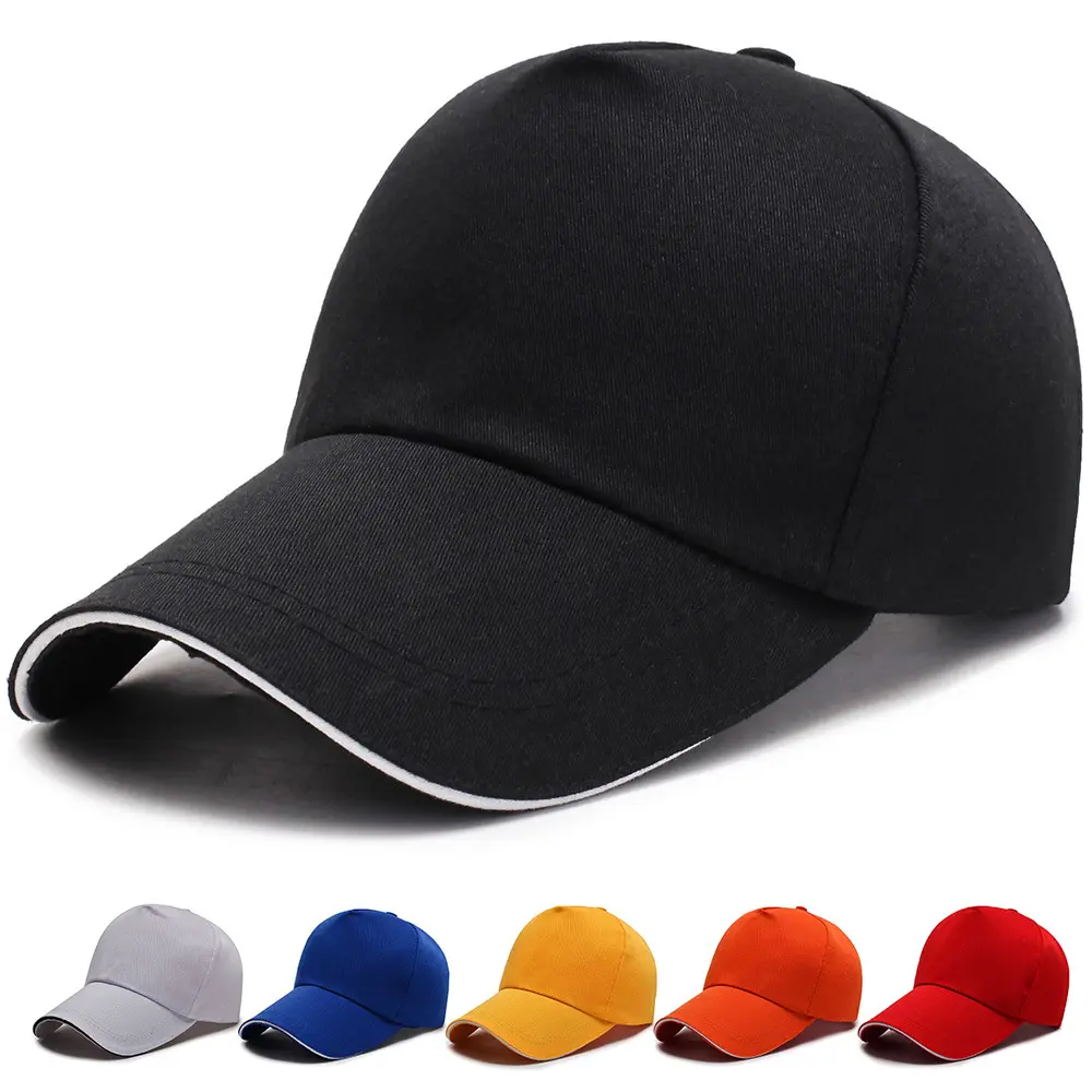 Casual Solid Color Baseball Cap Custom Logo Sports Cap gorras Wholesale Fashion Plain Dad Trucker Hat