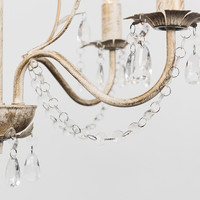 Lustre LED en acrylique blanc en forme de fleur Teresha, design moderne, éclairage d'intérieur, luminaire décoratif de plafond, lumière fantaisie, idéal pour la maison
