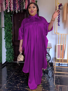 Transfrontalier européen et américain 2024 nouvelle robe imprimée pour femmes d'été africaine décontracté ample grande taille Robe - Product Image 4