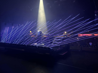 Lumière 6 tête yeux DMX RGB pleine couleur tête mobile barre de lumière Laser Dj Disco discothèque scène