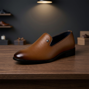 Mocassins à lacets en cuir véritable pour hommes, en cuir de vachette, chaussures habillées décontractées, accessoire de mode, légères, couleur personnalisable, chaussures formelles - Product Image 6