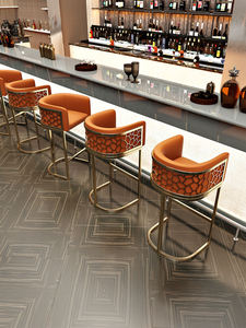 Sang trọng da cam ăn sáng thanh phân hiện đại truy cập chiều cao cho nhà khách sạn trường ăn uống phổ biến cho nhà bếp nhà Thanh - Product Image 5