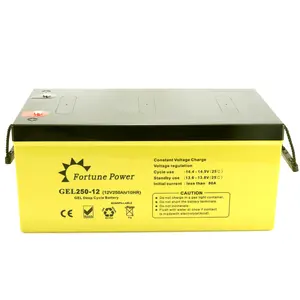 solar lead acid battery 12v 300ah 250ah zhejiang sealed lead-acid battery