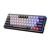 Clavier mécanique RGB LED à 61 touches, clavier de jeu sans fil ergonomique pour joueurs