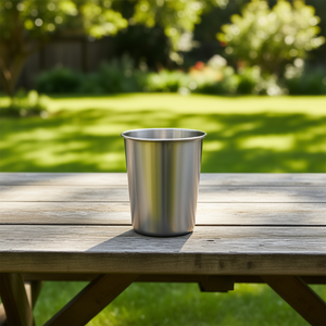 Bicchiere in Acciaio Inossidabile Durevole 750ml, Contenitore Cilindrico in Metallo per Viaggi, Design Minimalista per Tutti ZAA AS-5701-3 - Product Image 2
