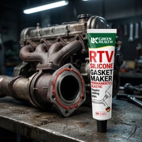 Green Health RTV Silicone Gasket Maker Haute Température 350°C Scellant Résistant aux Fluides et aux Huiles pour Joint de Tuyau d'Échappement