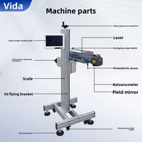 Machine de codage laser entièrement automatique pour sacs alimentaires, codage de la date d'expiration, marquage haute vitesse, sans consommables, longue durée de vie