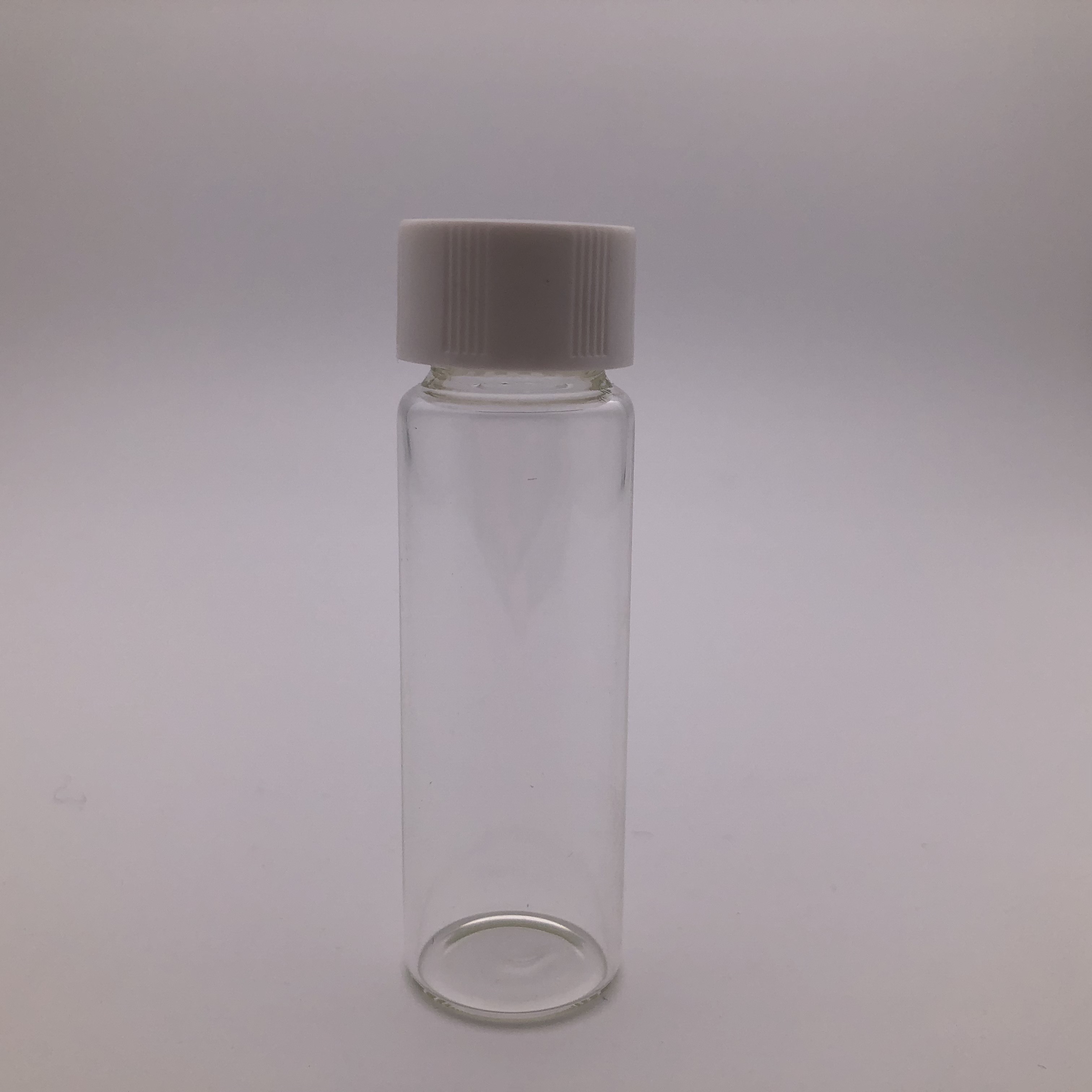 Round Empty Screw Top Mini Glass Vials 15ml Refillable OEM ODM