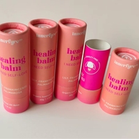 Tubes en papier kraft personnalisés faits à la main, écologiques et recyclables, pour déodorant, baume à lèvres et soins de la peau, format push 10g, haute absorption