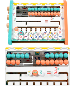 Nouveaux jouets éducatifs Montessori, support d'apprentissage multifonctionnel, tableau d'activités avec lettres et chiffres, jouets <span class=keywords><strong>math</strong></span>ématiques pour enfants, garçons et filles - Product Image 3