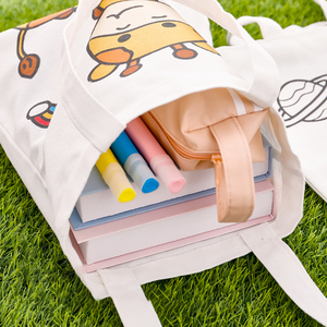 กระเป๋าผ้าใบขนาดเล็กแบบใช้ซ้ำได้พร้อมชุดสีอะคริลิคบอร์ดงานฝีมือ DIY ขนาดเล็กสำหรับวาดรูปและตกแต่ง - Product Image 5