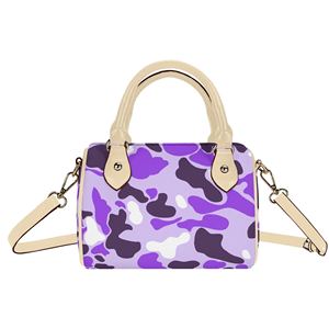 Nuova Borsa Boston di Alta Qualità, Borsa a Tracolla Personalizzata Rosa Camo per <span class=keywords><strong>Donna</strong></span>, Borsa Impermeabile in <span class=keywords><strong>Pelle</strong></span> PU Effetto Nuvola - Product Image 2