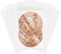 Personnalisé 100% Biodégradable Fécule De Maïs PLA Auto-Adhésif D'étanchéité Refermable Sac Transparent Cellophane Sacs Pour Cookie Sucette